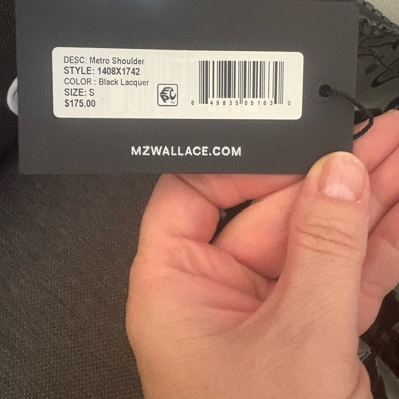 MZ Wallace Glossy Black Quilted Hobo Bag - Picture 3 of 12